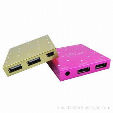 4-port USB 3.0 Hub with Aluminum Cover